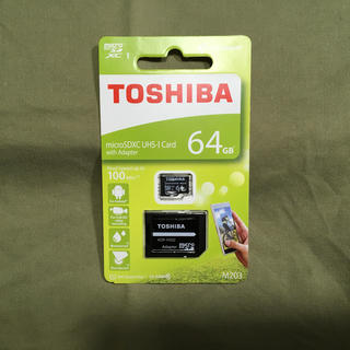 トウシバ(東芝)のTOSHIBA 東芝 64GB アダプター付き(その他)