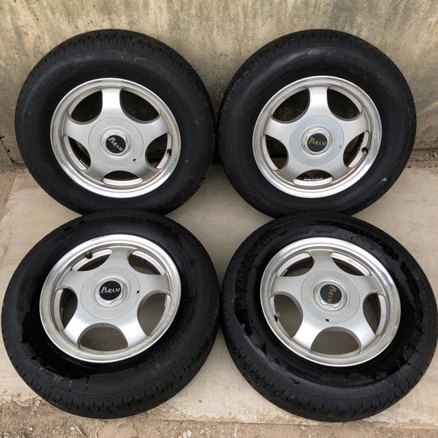 BRIDGESTONE - 【中古】13インチ アルミホイール4本セット【PARAM】の