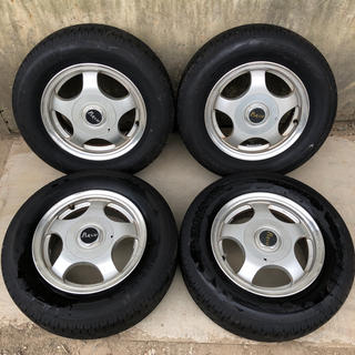 ブリヂストン(BRIDGESTONE)の【中古】13インチ アルミホイール4本セット【PARAM】(タイヤ・ホイールセット)