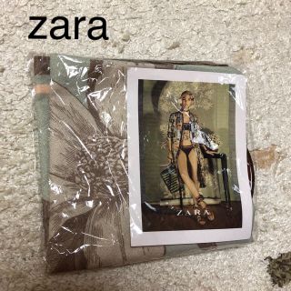 ザラ(ZARA)の早い物勝ち！お値下げ♪非売品【新品】zara    花柄　風呂敷&バッグ(バンダナ/スカーフ)