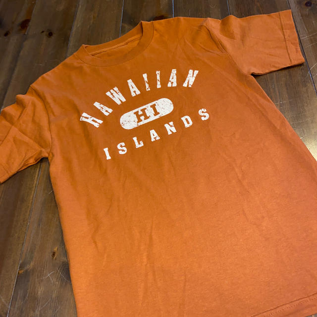 ハワイウォルマート購入　Hawaiian Tシャツ　キャメルブラウン メンズのトップス(Tシャツ/カットソー(半袖/袖なし))の商品写真