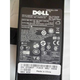 デル(DELL)のDELL ACアダプタ 3.34A  美品(ノートPC)