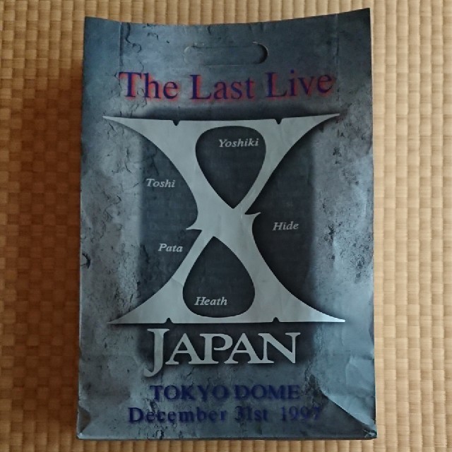 【X JAPAN】the Last Live 1997 紙袋 東京ドーム