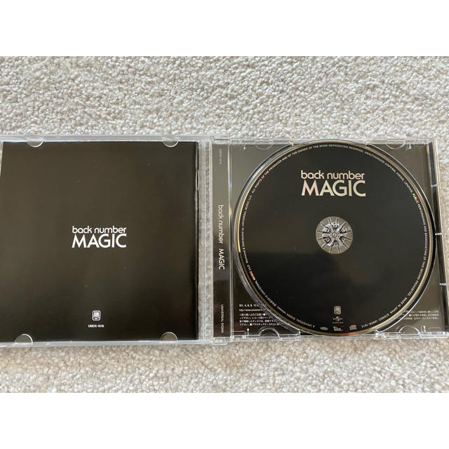 BACK NUMBER(バックナンバー)のback number MAGIC CD エンタメ/ホビーのCD(ポップス/ロック(邦楽))の商品写真