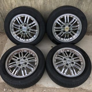 ブリヂストン(BRIDGESTONE)の【中古】14インチ アルミホイール4本セット【SCHNEIDER】(タイヤ・ホイールセット)