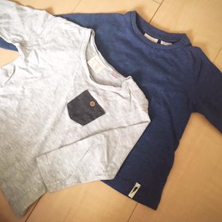 ザラキッズ(ZARA KIDS)のロンT 2枚セット(Ｔシャツ)