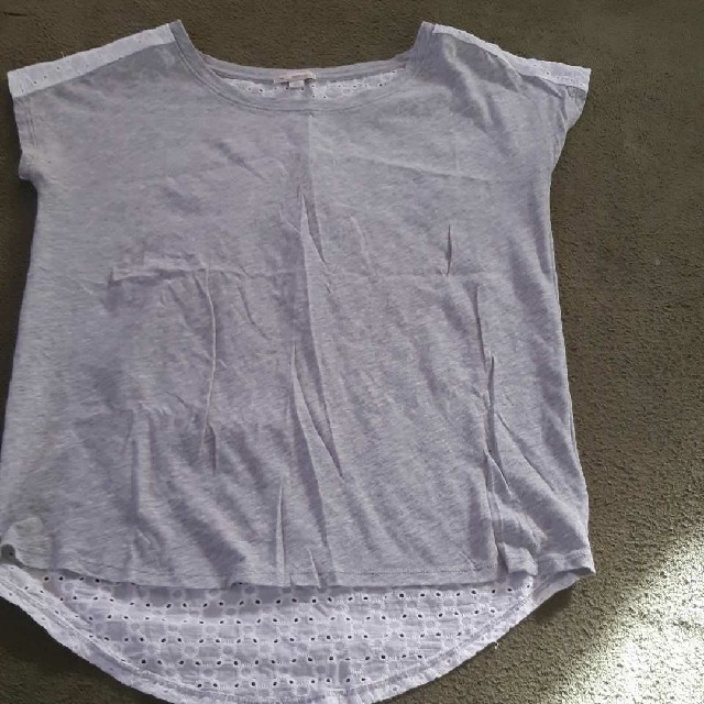 GAP(ギャップ)のGapバックカットレースTシャツ レディースのトップス(Tシャツ(半袖/袖なし))の商品写真