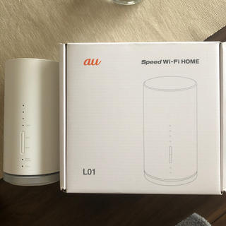 エーユー(au)のSpeed Wi-Fi HOME L01(PC周辺機器)