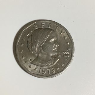 アメリカ　スーザン・アンソニー　1979年　1ドル硬貨 紙幣(貨幣)