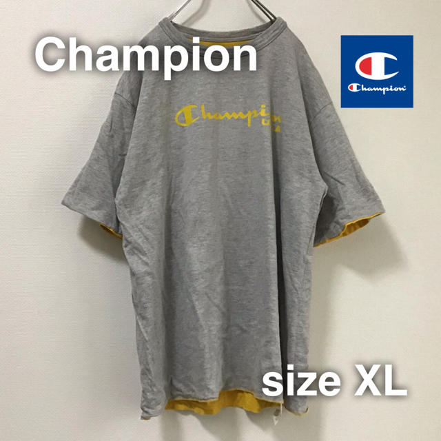 Champion(チャンピオン)のChampion（チャンピオン）リバーシブル　Tシャツ XL ゆるダボ メンズのトップス(Tシャツ/カットソー(半袖/袖なし))の商品写真