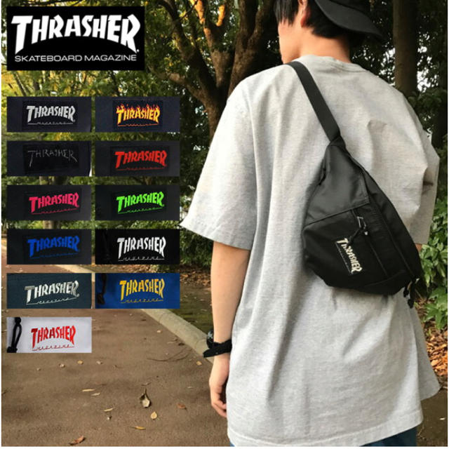 THRASHER(スラッシャー)のTHRASER スラッシャー ウエストバッグ 新品 未使用 メンズのバッグ(ショルダーバッグ)の商品写真
