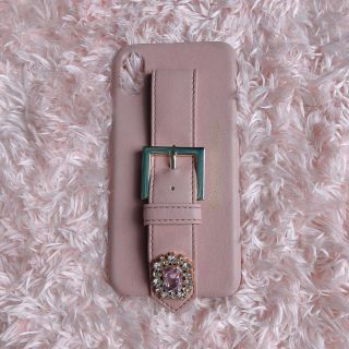 メゾンドフルール(Maison de FLEUR)のMaison de FLEUR iPhoneXケース ピンク(iPhoneケース)