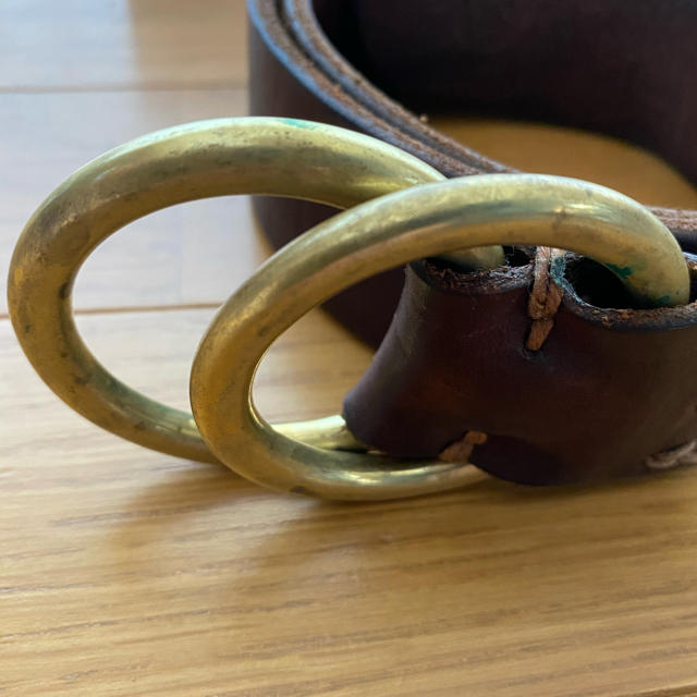 VISVIM(ヴィスヴィム)のvisvim double ring BELT 24時間以内発送可能 メンズのファッション小物(ベルト)の商品写真