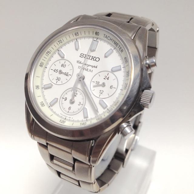 SEIKO(セイコー)のSEIKO セイコー 7T11-0AH0 下3眼クロノグラフ チタン製 メンズの時計(腕時計(アナログ))の商品写真