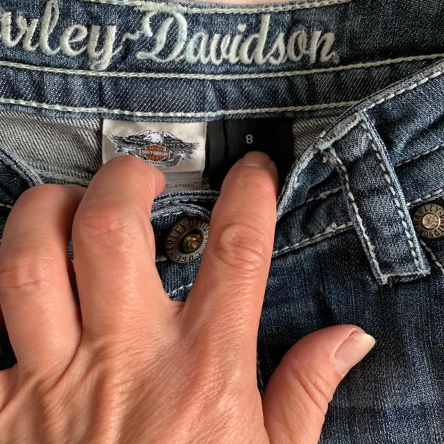 Harley Davidson(ハーレーダビッドソン)のレディースデニム ジーンズ　ハーレーダビットソン レディースのパンツ(デニム/ジーンズ)の商品写真