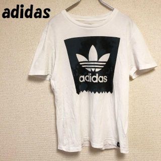 アディダス(adidas)の【人気】adidas/アディダス ビッグロゴ Tシャツ トレフォイル サイズM(Tシャツ/カットソー(半袖/袖なし))