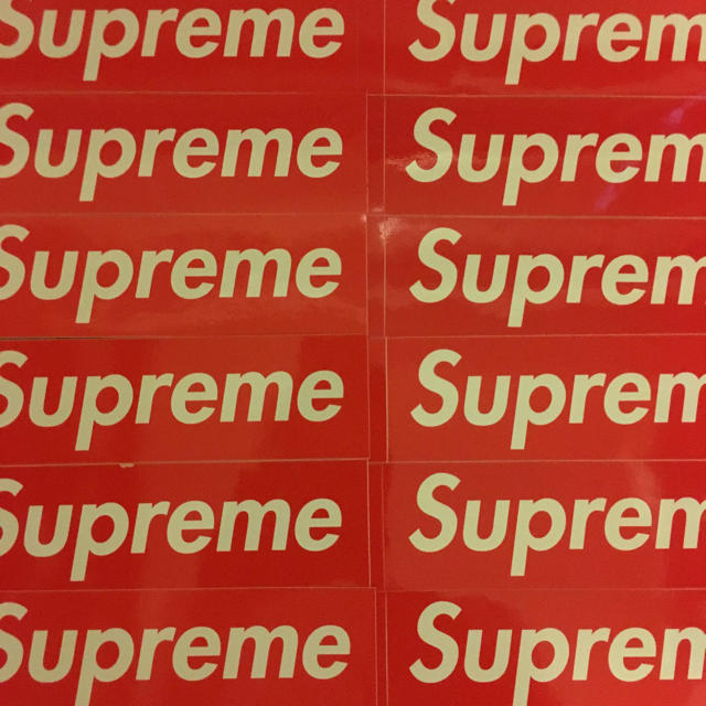 SUPREME RED BOX sticker 30枚 新品 シュプリーム