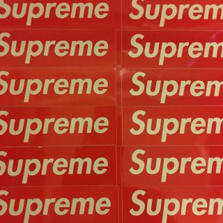 シュプリーム(Supreme)のSUPREME RED BOX sticker 30枚 新品 シュプリーム(その他)