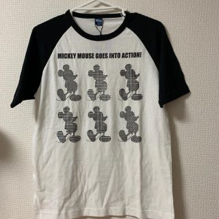 ディズニー(Disney)のミッキー メンズ Tシャツ 半袖 Mサイズ タグ付き(Tシャツ/カットソー(半袖/袖なし))