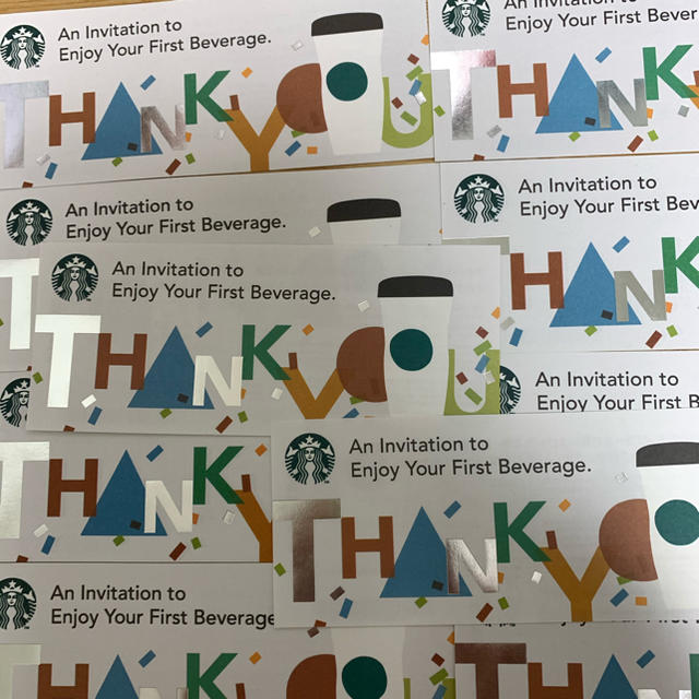Starbucks Coffee - スターバックスドリンクチケット30枚の通販 by