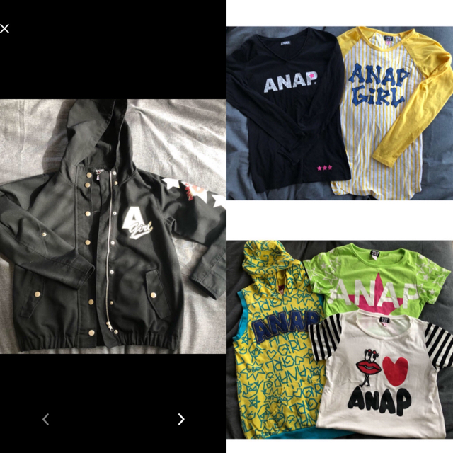 ANAP(アナップ)のANAP GIRL いろいろセット キッズ/ベビー/マタニティのキッズ服女の子用(90cm~)(Tシャツ/カットソー)の商品写真