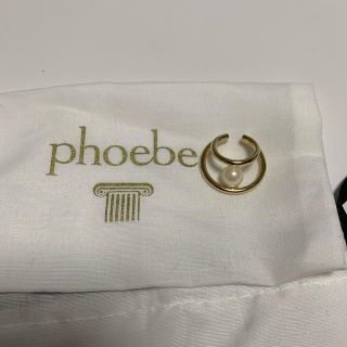 フィービィー(phoebe)のphoebe  2ラインパールイヤーカフ　ゴールド　新品未使用(イヤーカフ)