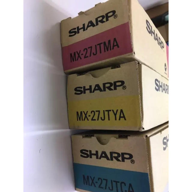 SHARP(シャープ)のSHARP純正トナー　MX-27JT インテリア/住まい/日用品のオフィス用品(OA機器)の商品写真