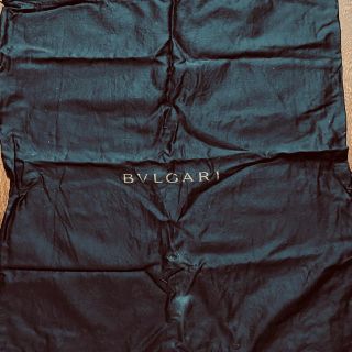 ブルガリ(BVLGARI)のブルガリ　超大判  茶巾袋『ブラック』(旅行用品)