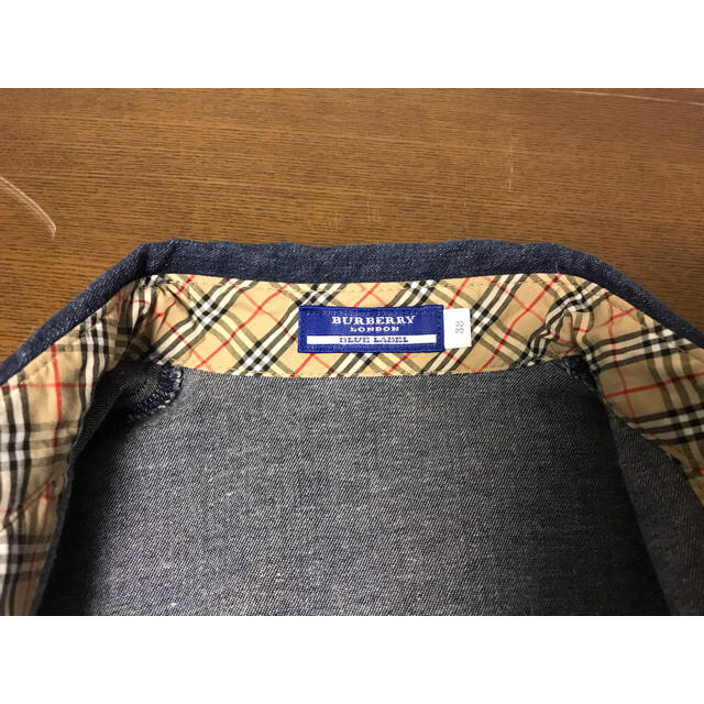 BURBERRY BLUE LABEL(バーバリーブルーレーベル)のBURBERRY BLUE LABELデニムワンピースM レディースのパンツ(デニム/ジーンズ)の商品写真