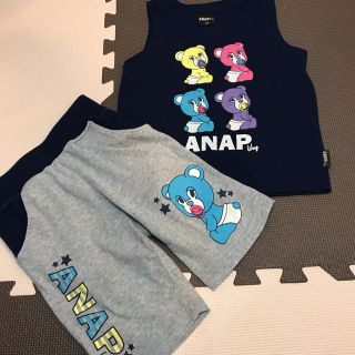 アナップキッズ(ANAP Kids)のアナップ　ANAP 100 セット　ユニクロ　ブリーズ　タンクトップ 半ズボン(パンツ/スパッツ)