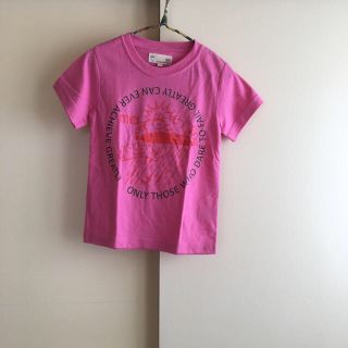 ユナイテッドアローズグリーンレーベルリラクシング(UNITED ARROWS green label relaxing)の新品★グリーンレーベル★MEI プリントTシャツ110定価3300円(Tシャツ/カットソー)