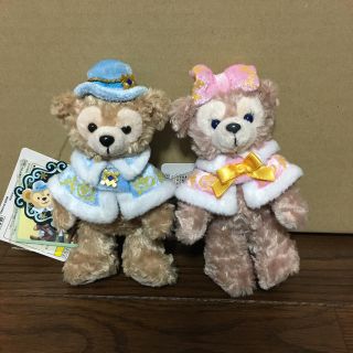 ダッフィー(ダッフィー)のTDS ダッフィー シェリーメイ ぬいぐるみバッチset(キャラクターグッズ)