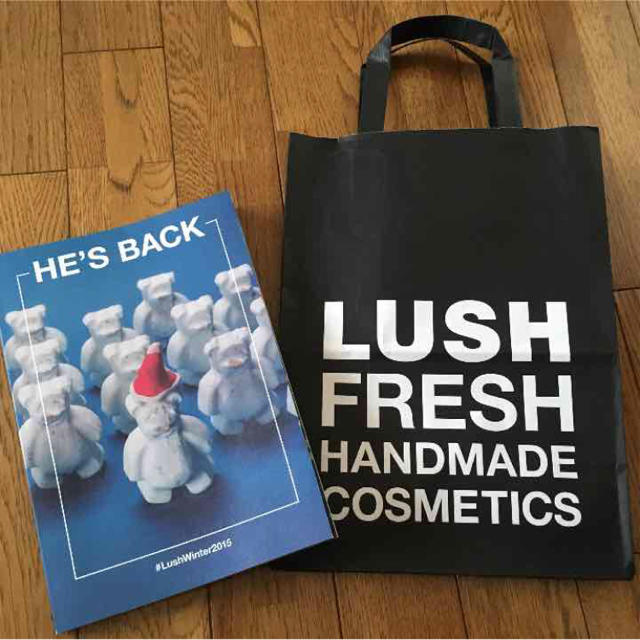 LUSH(ラッシュ)のラッシュ♡カタログ、ショップ袋2点セット コスメ/美容のコスメ/美容 その他(その他)の商品写真