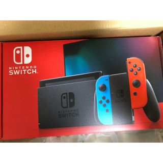 ニンテンドースイッチ(Nintendo Switch)の【新品未開封】Nintendo Switch ネオンブルー(家庭用ゲーム機本体)