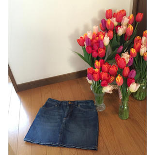 エイチアンドエム(H&M)のジーンズ ミニスカート新品(スカート)