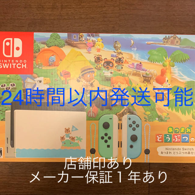 新品未開封　Nintendo Switch 本体　あつまれ　どうぶつの森　セット