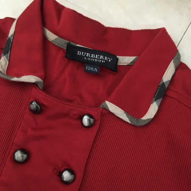 BURBERRY(バーバリー)のバーバリー ポロシャツ キッズ/ベビー/マタニティのキッズ服女の子用(90cm~)(Tシャツ/カットソー)の商品写真