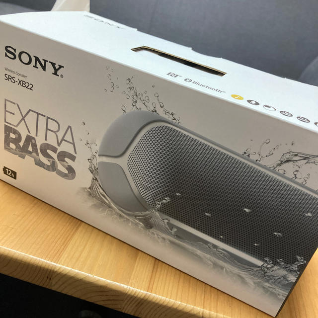 SONY(ソニー)の唐揚げ様☆新品未使用☆SONY SRS-XB22 HC グレー スマホ/家電/カメラのオーディオ機器(スピーカー)の商品写真