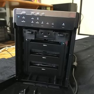 ガチャベイ　ロジテック　Logitec LHR-4BNHEU3 HDDケース 2(PC周辺機器)