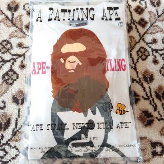 アベイシングエイプ(A BATHING APE)のAPE プロレスドッキングTシャツ(格闘技/プロレス)