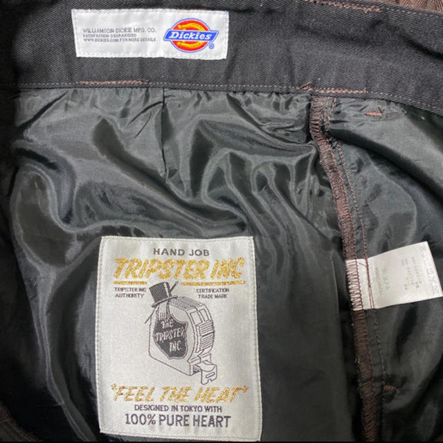 Dickies(ディッキーズ)のFA様専用Dickies×tripster ブラウン sサイズ　172cmで着用 メンズのパンツ(スラックス)の商品写真