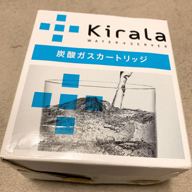 kirala 炭酸ガスカートリッジ 食品/飲料/酒の飲料(ミネラルウォーター)の商品写真