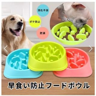 新品　フードボウル　犬　猫　早食い防止(その他)