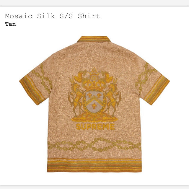 【国内正規品】Supreme Mosaic Silk Shirt L シャツ 3