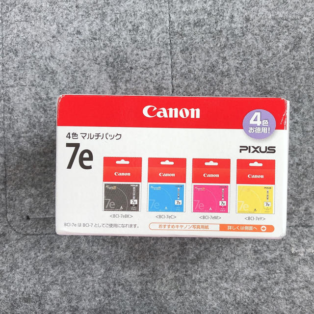 Canon - Canon 純正インク 7e 4色の通販 by の's shop｜キヤノンならラクマ