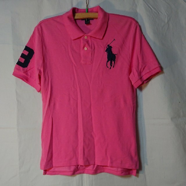 POLO RALPH LAUREN(ポロラルフローレン)の【POLO RALPH LAUREN】定番モデル ピンク ポロシャツ メンズのトップス(ポロシャツ)の商品写真