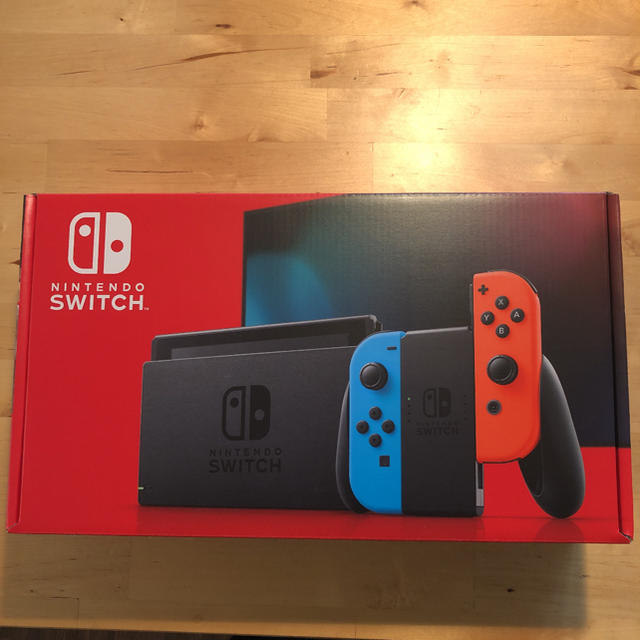 【新品未使用】ニンテンドースイッチ本体　ネオンブルー　レッド