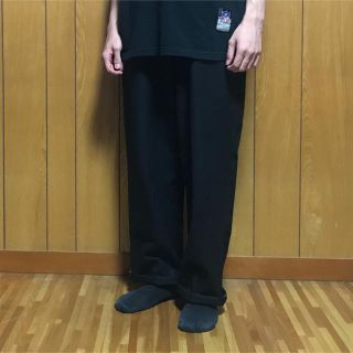 ディッキーズ(Dickies)のDickies ディッキーズ　ワークパンツ　usa製　ブラック　古着　ワイド(ワークパンツ/カーゴパンツ)