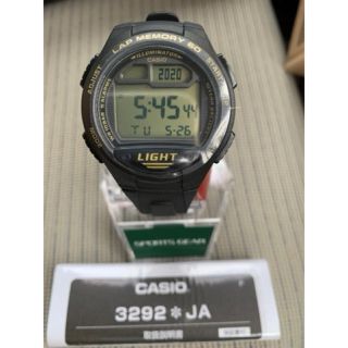 カシオ(CASIO)のカシオ] 腕時計 LAP MEMORY 60 W-734J-9AJF ブラック(腕時計(デジタル))