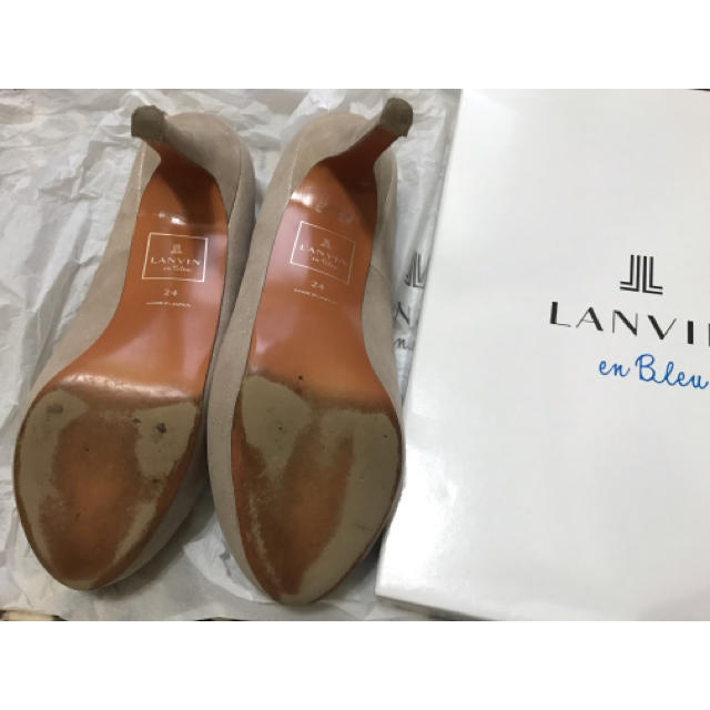 LANVIN en Bleu(ランバンオンブルー)のLANVIN en Bleu ラメプラットフォームパンプス レディースの靴/シューズ(ハイヒール/パンプス)の商品写真